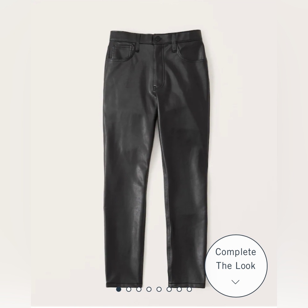Vegan Leather Skinny Pant (XS)